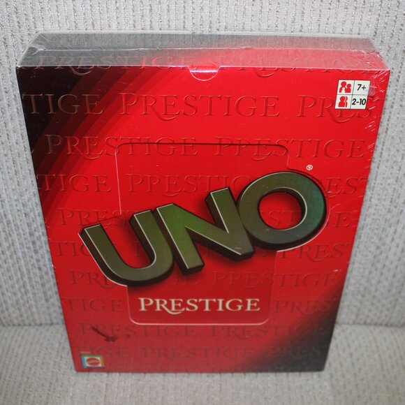3/$88❤️sealed rare vintage 2002 UNO PRESTIGE card game Mattel deluxe card tray - Picture 10 of 10